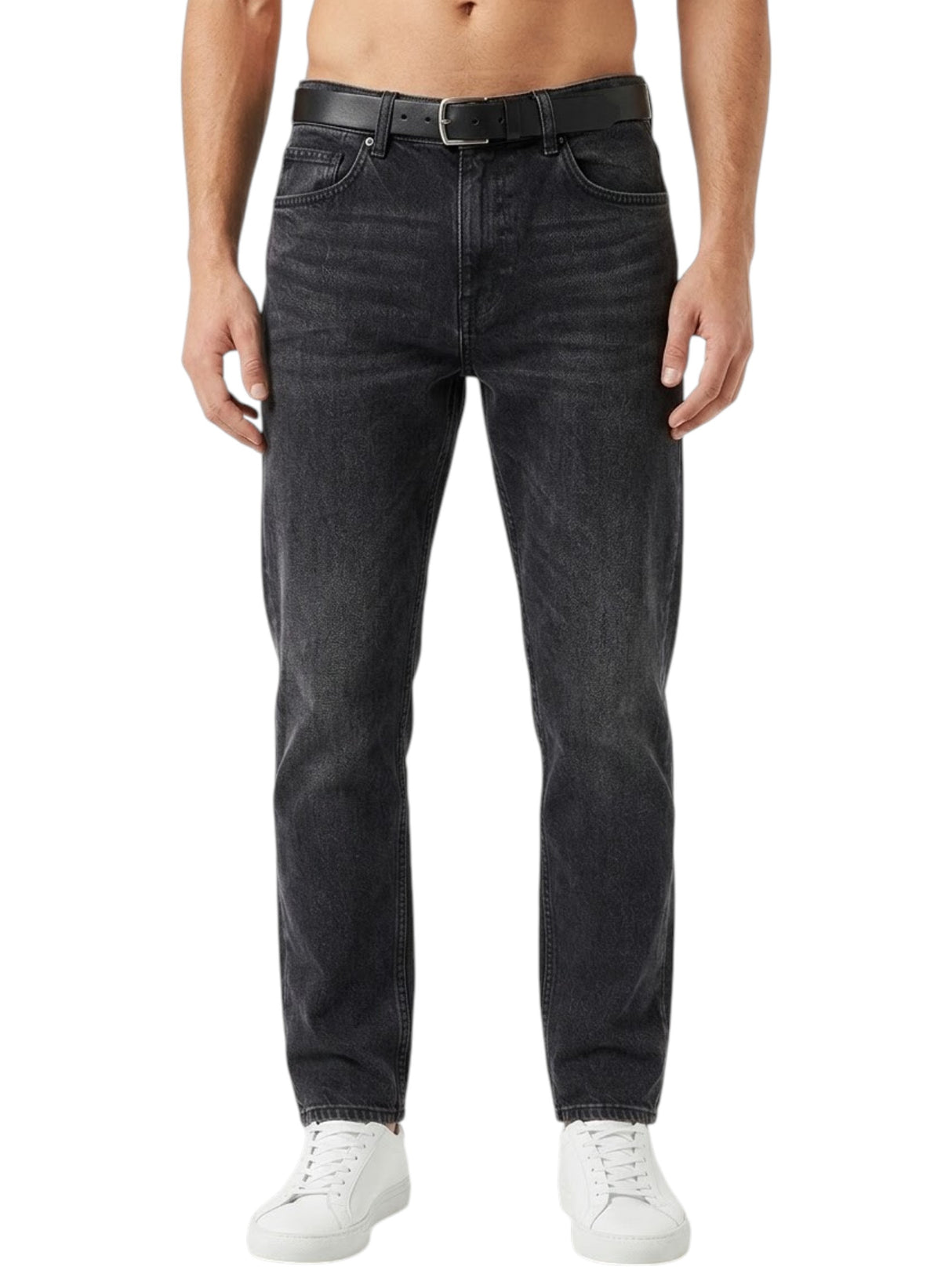 Image for Men's Plain solid Jeans,Black