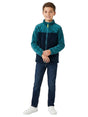 Image for Kids Boy's Colorblocked Faux Fur Sweaters,Navy