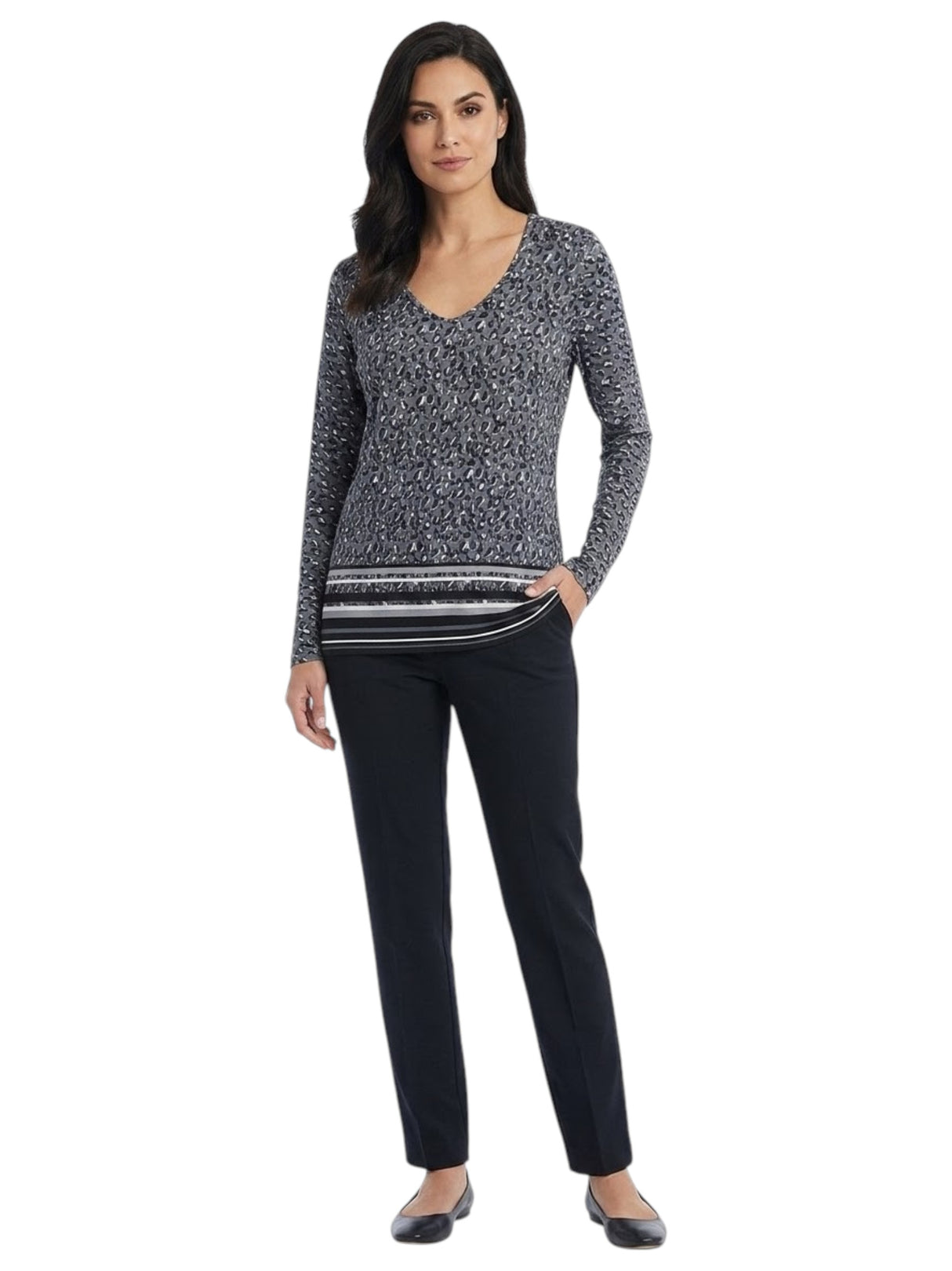 Image for Women's Printed Top,Multi