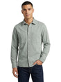 Image for Men's Plain Solid Dress Shirt,Mint Green