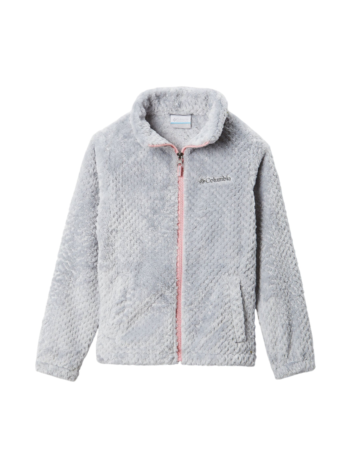 Image for Kids Girl's Plain Faux Fur Jacket,Grey