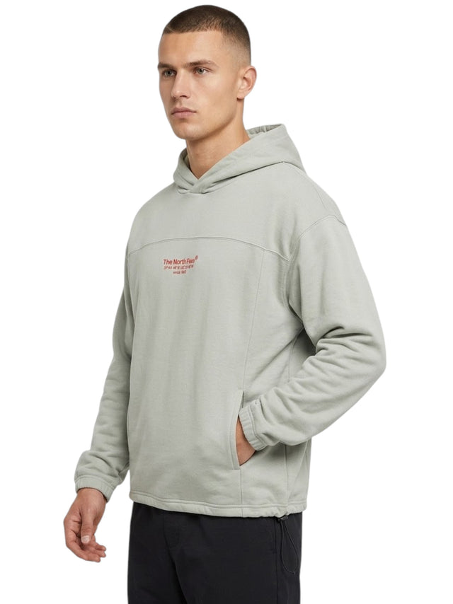 Image for Men's Printed Hoodies Back,Dusty Olive