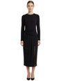 Image for Women's Plain Solid Dress,Black
