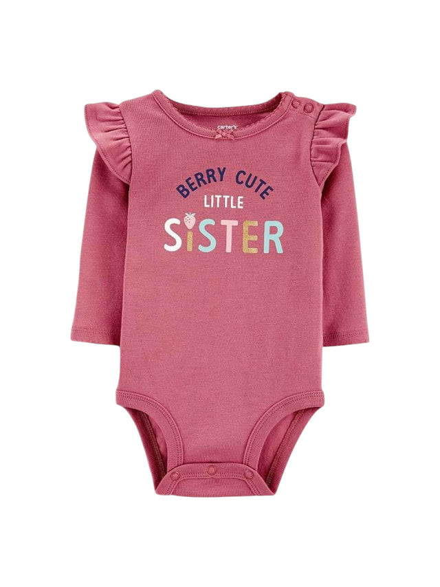 Image for Kids Girl's Printed Bodysuit,Pink