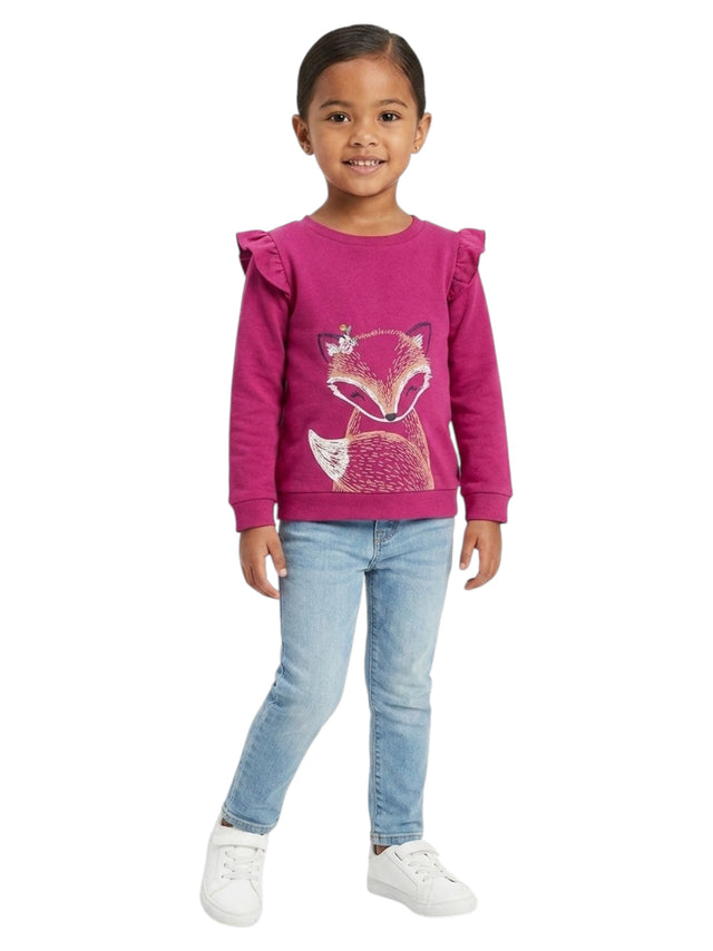 Image for Kids Girl's Graphoc Printed Top,Dark Hot Pink