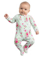 Image for Kids Girl's Floral Printed Jumpsuit,Mint