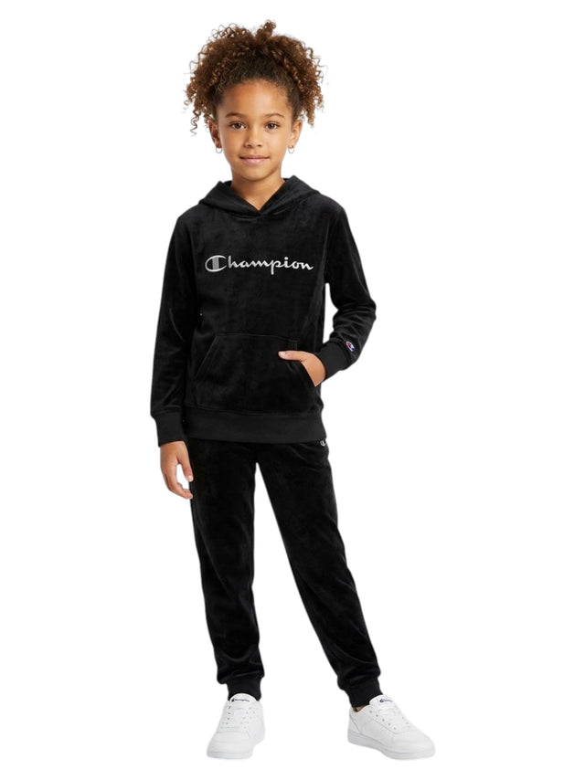 Image for Kids Girl's Brand Logo Printed Hoodies,Black