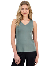Image for Women's Textured Top,Dusty Olive
