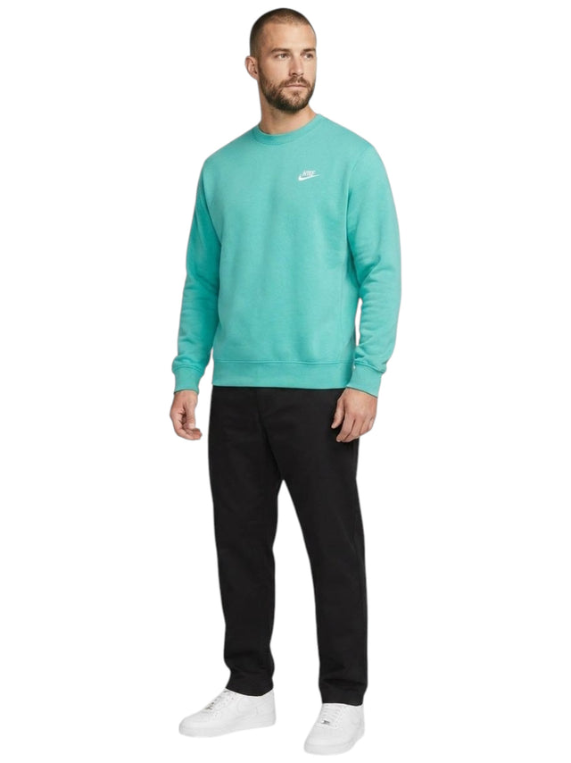 Image for Men's Brand Logo Printed Sweaters,Turquoise