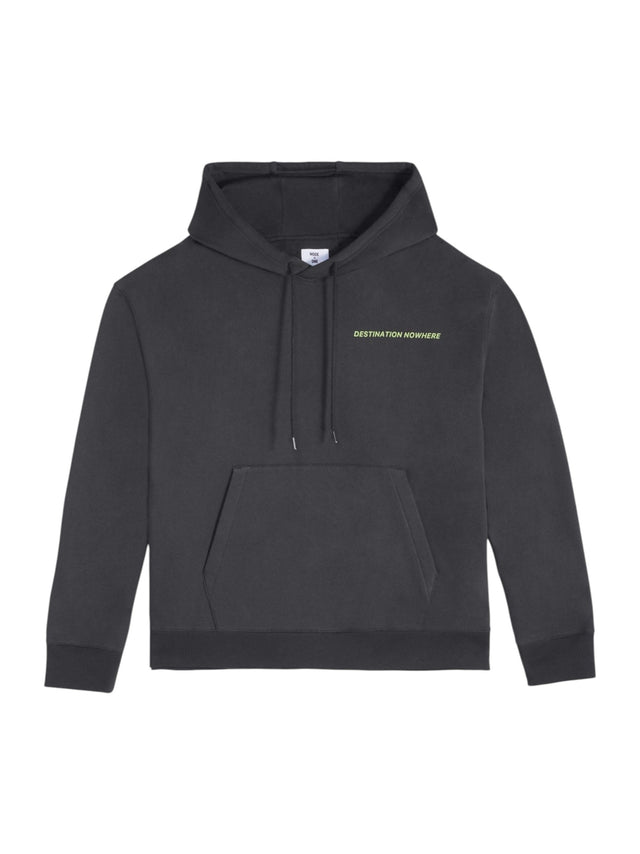 Image for Men's Printed Hoodies Back,Black