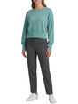 Image for Women's Plain Solid Sweaters,Dusty Turquoise