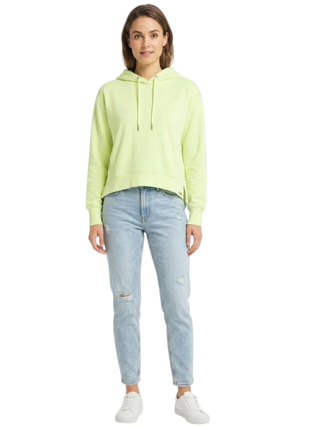 Image for Women's Plain Solid Hoodies,Light Green