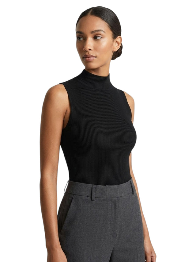 Image for Women's Ribbed Top,Black