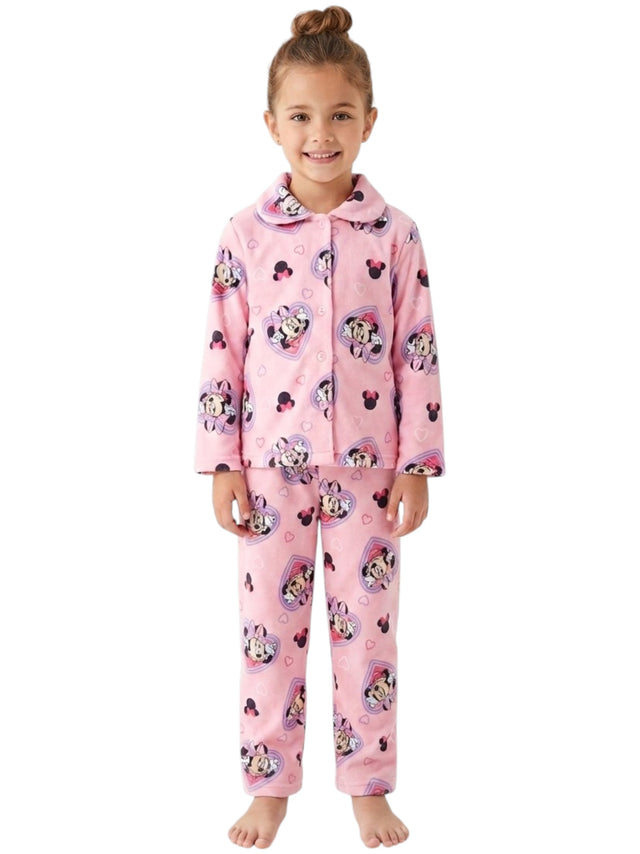 Image for Kids Girl's Graphoc Printed Sleepwear Set 2Pieces,Pink