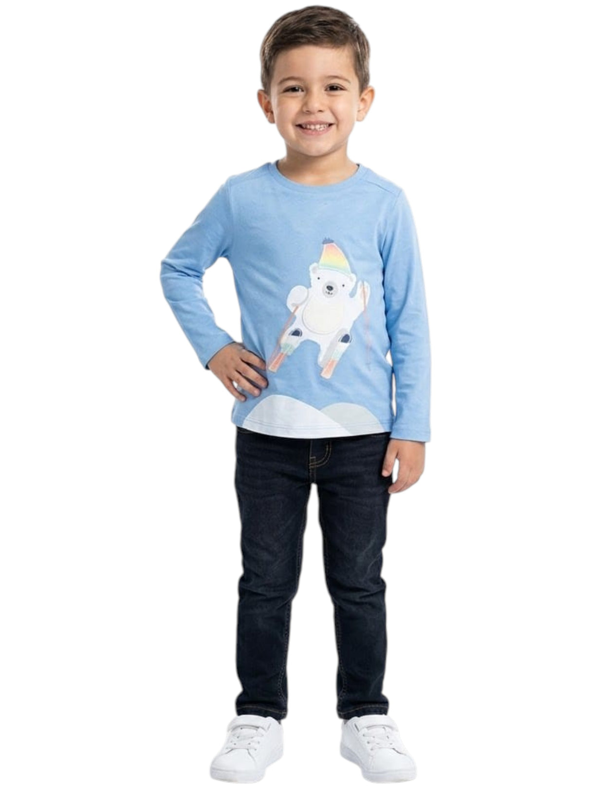 Image for Kids Boy's Graphic Printed Top,Blue