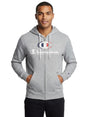 Image for Men's Brand Logo Printed Hoodies,Grey