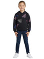 Image for Kids Girl's Brand Logo Printed Hoodies,Black