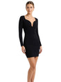 Image for Women's Plain Solid Dress,Black