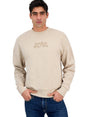 Image for Men's Brand Logo Printed Sweater,Beige