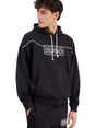 Image for Men's Brand Logo Printed Hoodies,Black