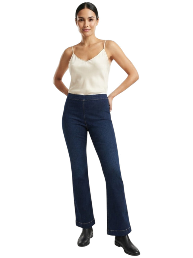 Image for Women's Plain Jeans Pants,Navy