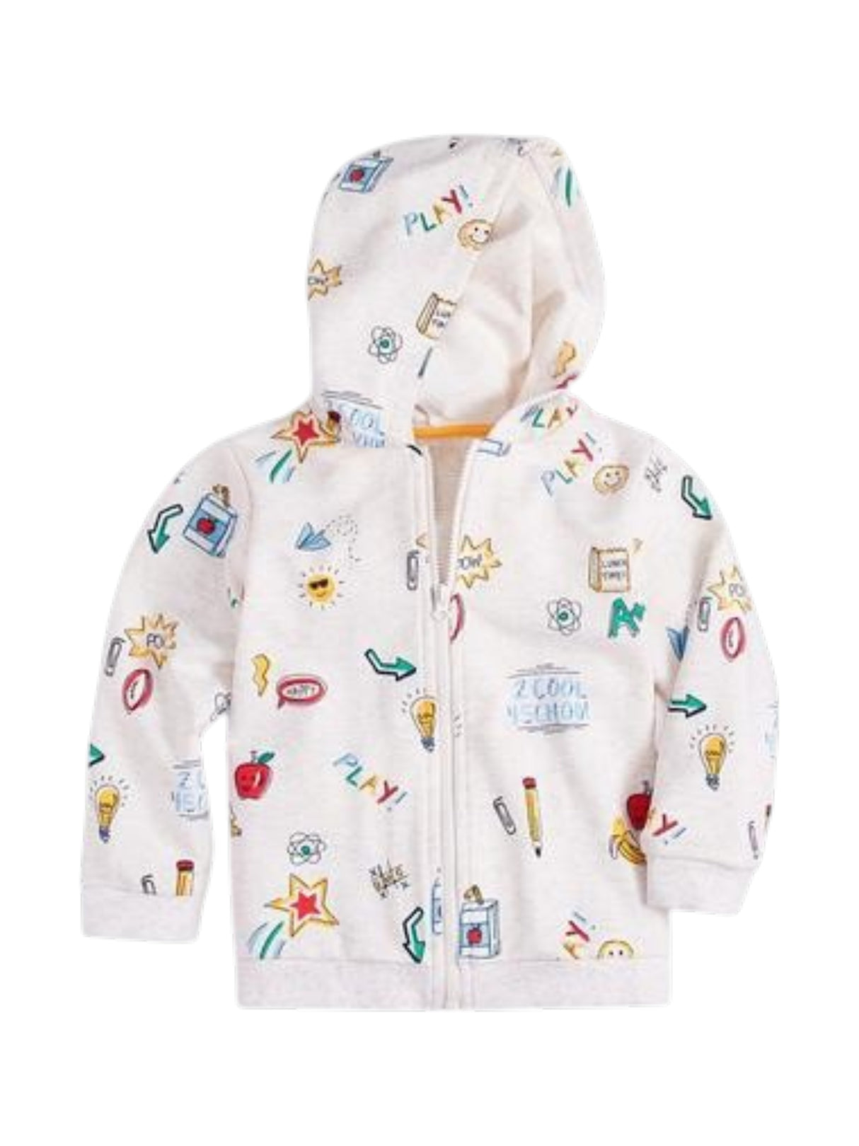 Image for Kids Boy's Printed Hoodies,Grey