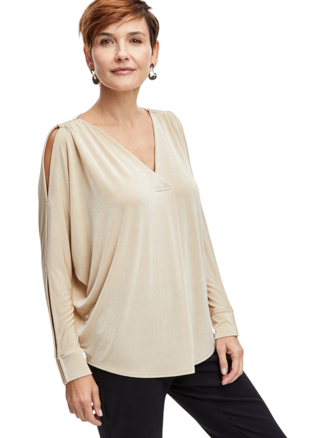 Image for Women's Plain Top,Beige
