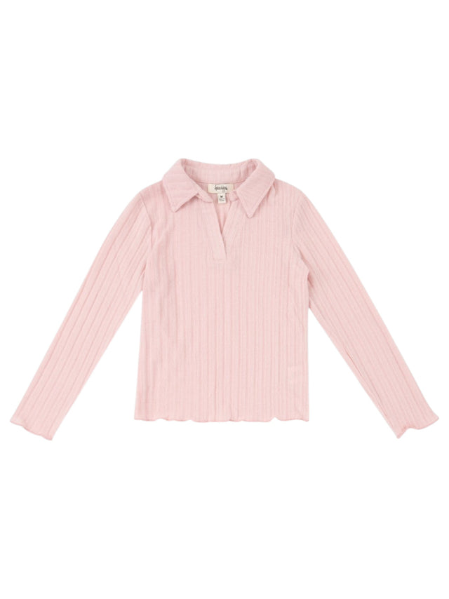Image for Kids Girl's Textured Top,Pink