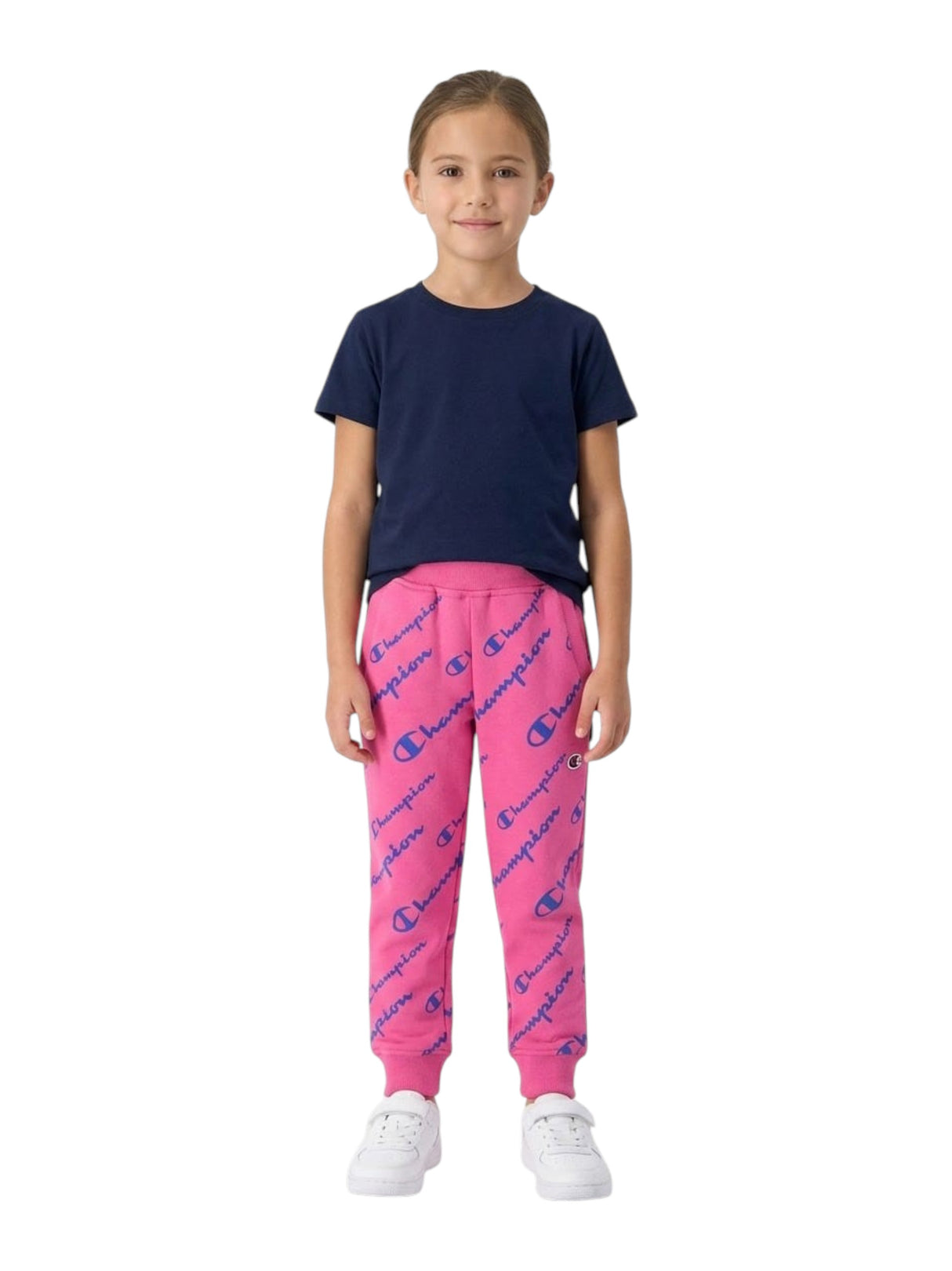 Image for Kids Girl's Brand Logo Printed Pant,Hot Pink