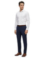 Image for Men's Plain Solid Dress Shirt,White