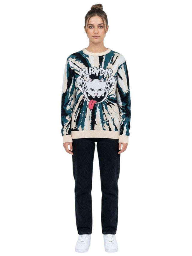 Image for Women's Printed Sweaters,Multi