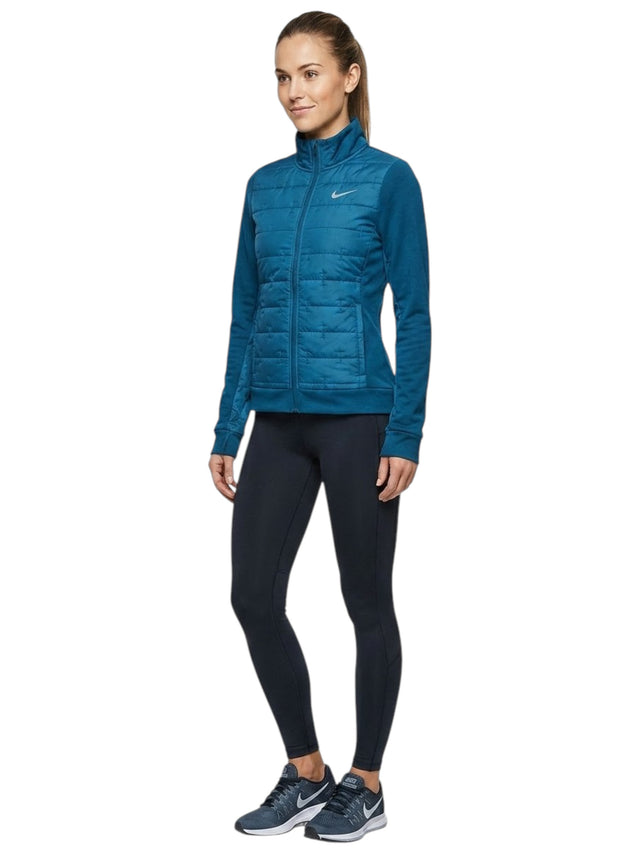 Image for Women's Plain Quilted Jacket,Dark Turquoise