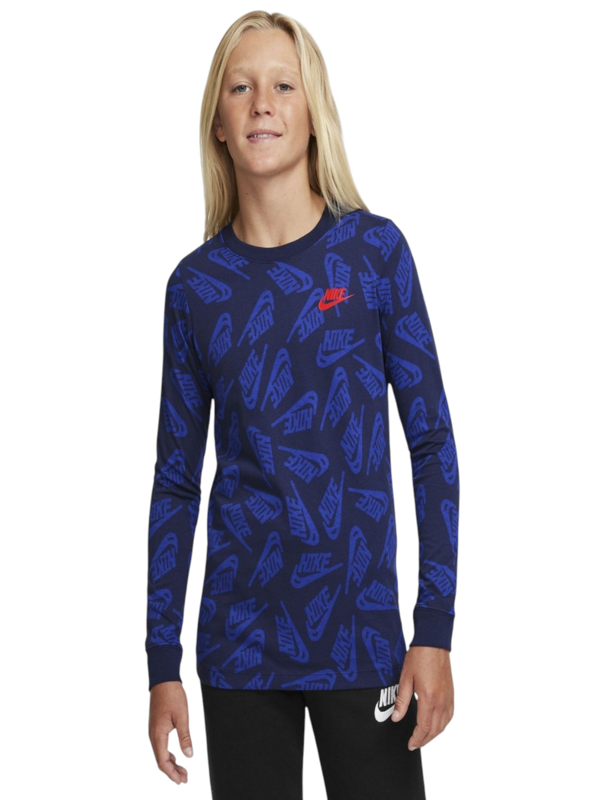 Image for Kids Boy's Brand Logo Printed Sport Sweaters,Navy