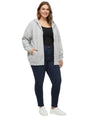 Image for Women's Plain Hoodies,Grey