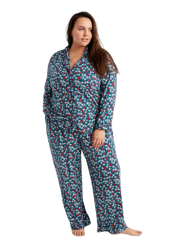 Image for Women's Floral Printed Sleepwear Set 2 Pieces,Multi