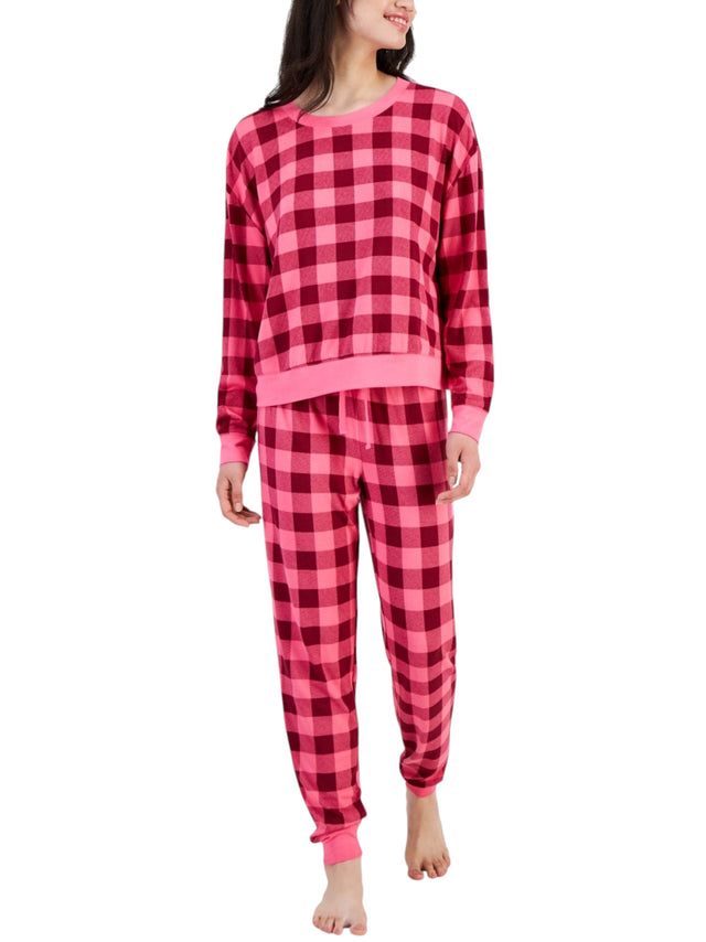 Image for Women's Printed Sleepwear Set 2 Pieces,Pink