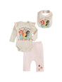 Image for Kids Girl's Printed Set 3Pieces,Beige