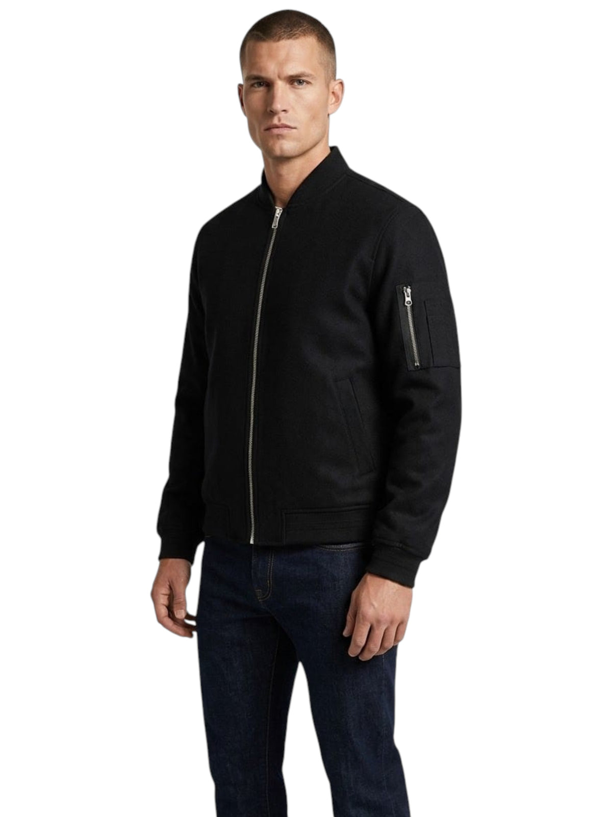 Image for Men's Plain Jackets,Black