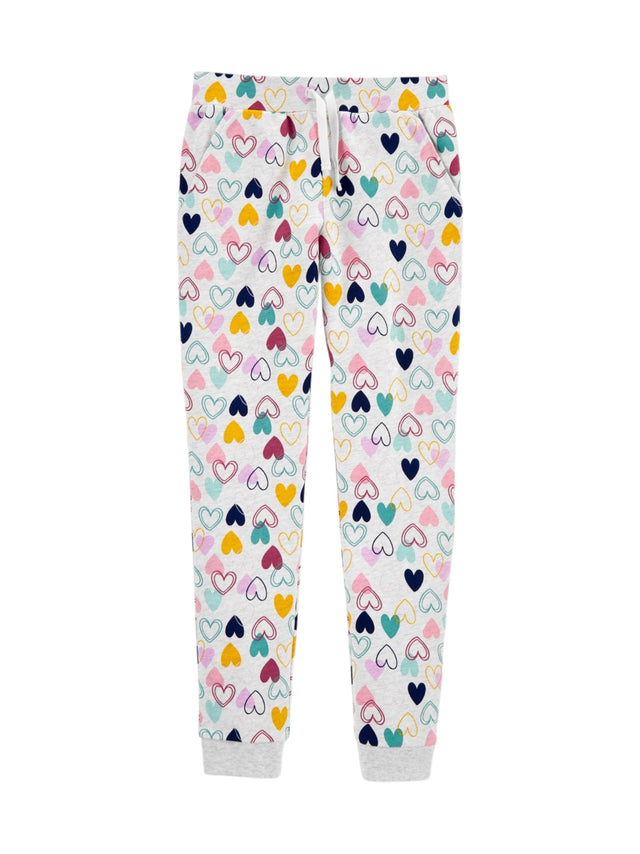 Image for Kids Girl's Printed Pants,Grey