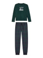 Image for Kids Boy's Printed Sleepwear Set 2 Pieces,Olive