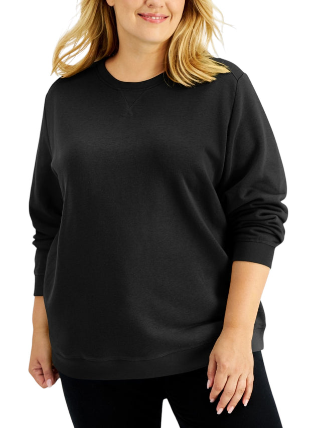 Image for Women's Plain Sweater,Black
