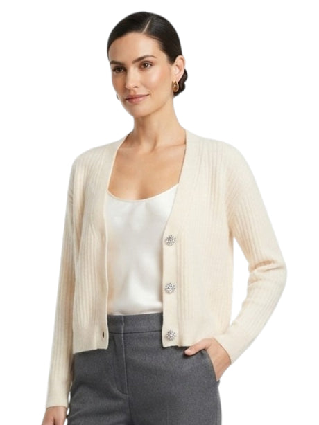 Image for Women's Knitted Cardigan,Beige