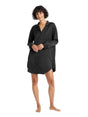 Image for Women's Plain Sleepwear Dress,Black