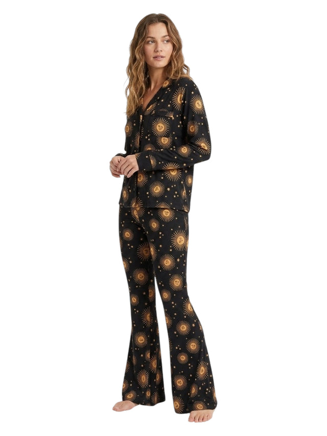 Image for Women's Printed Sleepwear Pant,Black