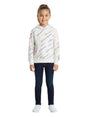 Image for Kids Girl's Brand Logo Printed Hoodies,White