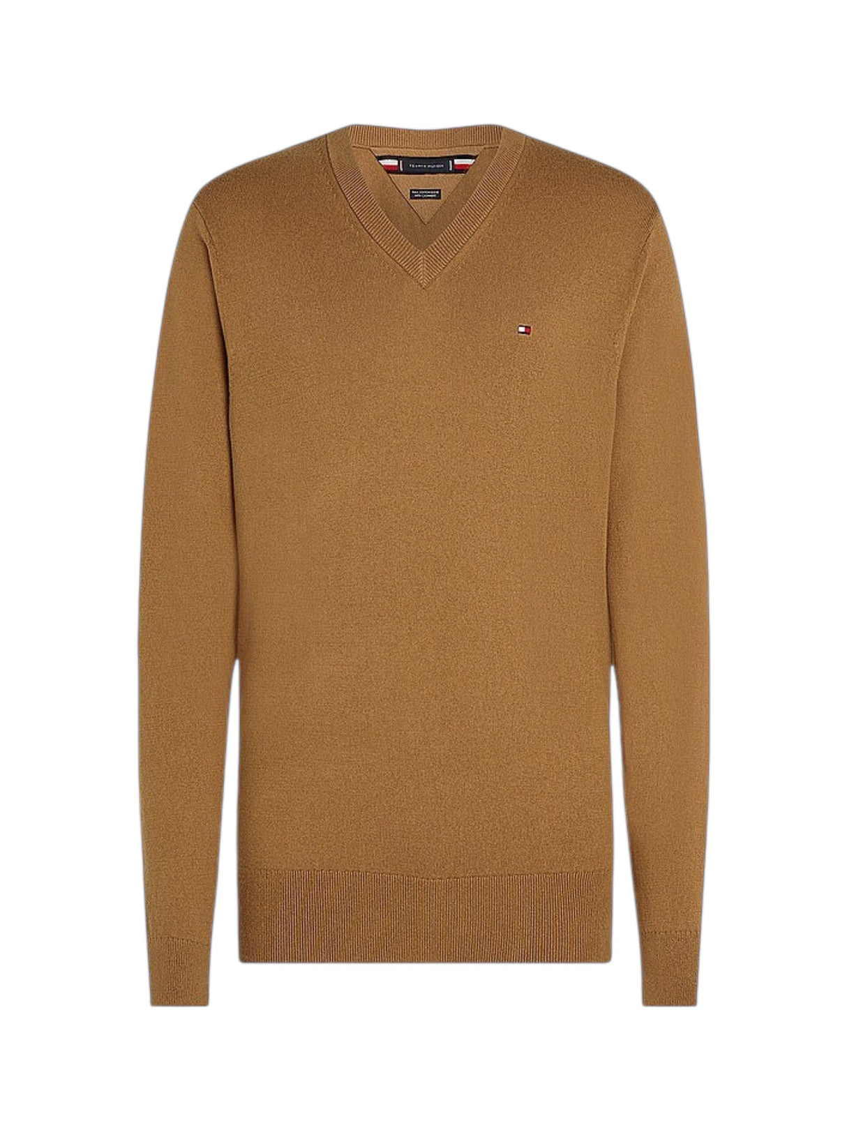 Image for Men's Plain Polo Sweater,Brown