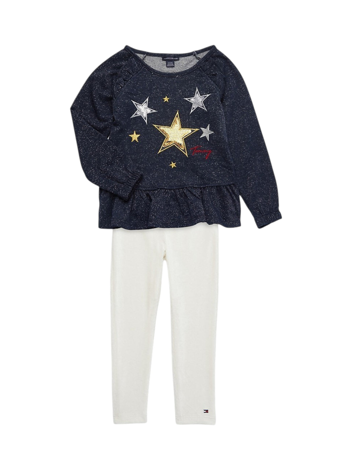 Image for Kids Girl's Squin Set 2 Pieces,Navy