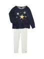 Image for Kids Girl's Squin Set 2 Pieces,Navy