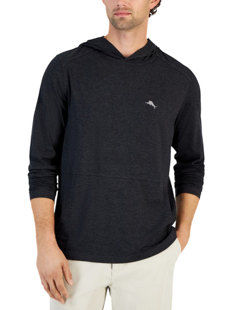 Image for Men's Plain Solid Hoodies,Dark Grey
