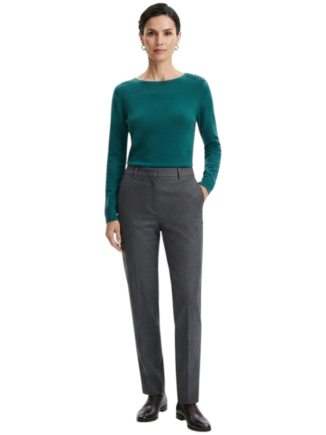 Image for Women's Ribbed Sweaters,Green